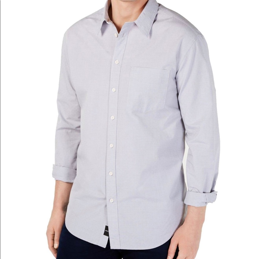 DKNY Men's XL Button Up Long Sleeve Shirt New